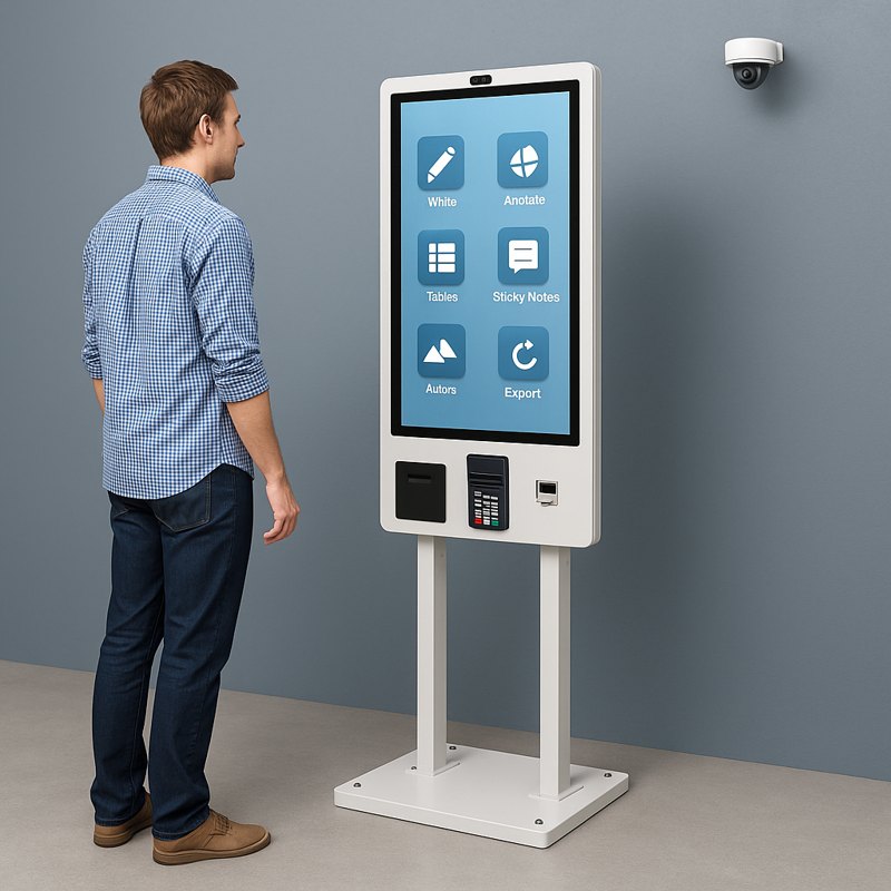 Self-service digital kiosk